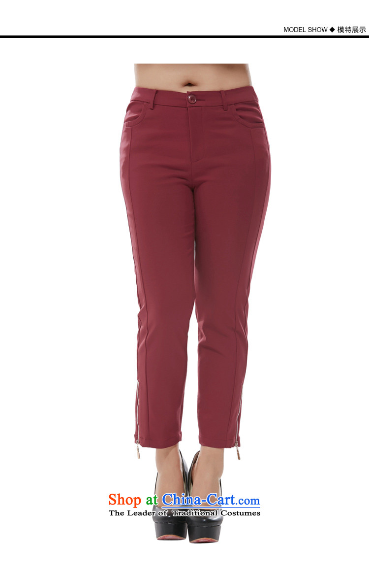 9 Press to increase msshe code women 2015 Autumn New stretch cotton Korean thick mm Sau San Castor pants for 6466 watermelon red T5 picture, prices, brand platters! The elections are supplied in the national character of distribution, so action, buy now enjoy more preferential! As soon as possible.