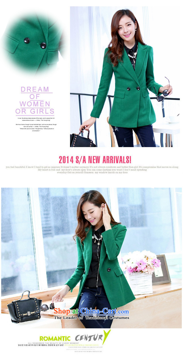 According to the 2014 days Ji-mi autumn and winter new Korean Sau San double-jacket female suit gross? version a jacket 9810 Black XL Photo, prices, brand platters! The elections are supplied in the national character of distribution, so action, buy now enjoy more preferential! As soon as possible.
