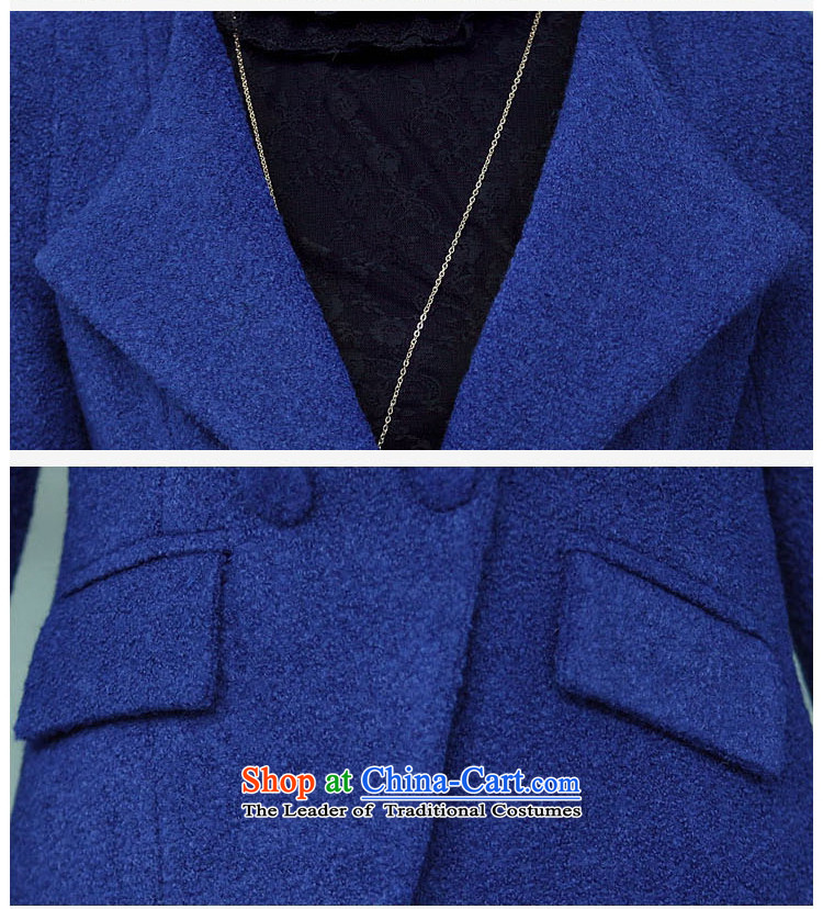 The Flying Fox Of The Jinsha 2014 autumn and winter new double row port short Sau San gross jacket female sweet oke it for a 901- BLUE S picture, prices, brand platters! The elections are supplied in the national character of distribution, so action, buy now enjoy more preferential! As soon as possible.