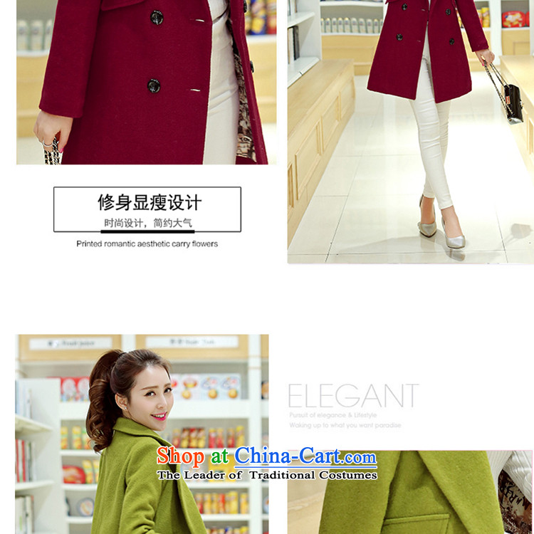 In accordance with the 2015-yuk leyland autumn and winter new Korean women in the long coats YWCA gross? green XL Photo, prices, brand platters! The elections are supplied in the national character of distribution, so action, buy now enjoy more preferential! As soon as possible.