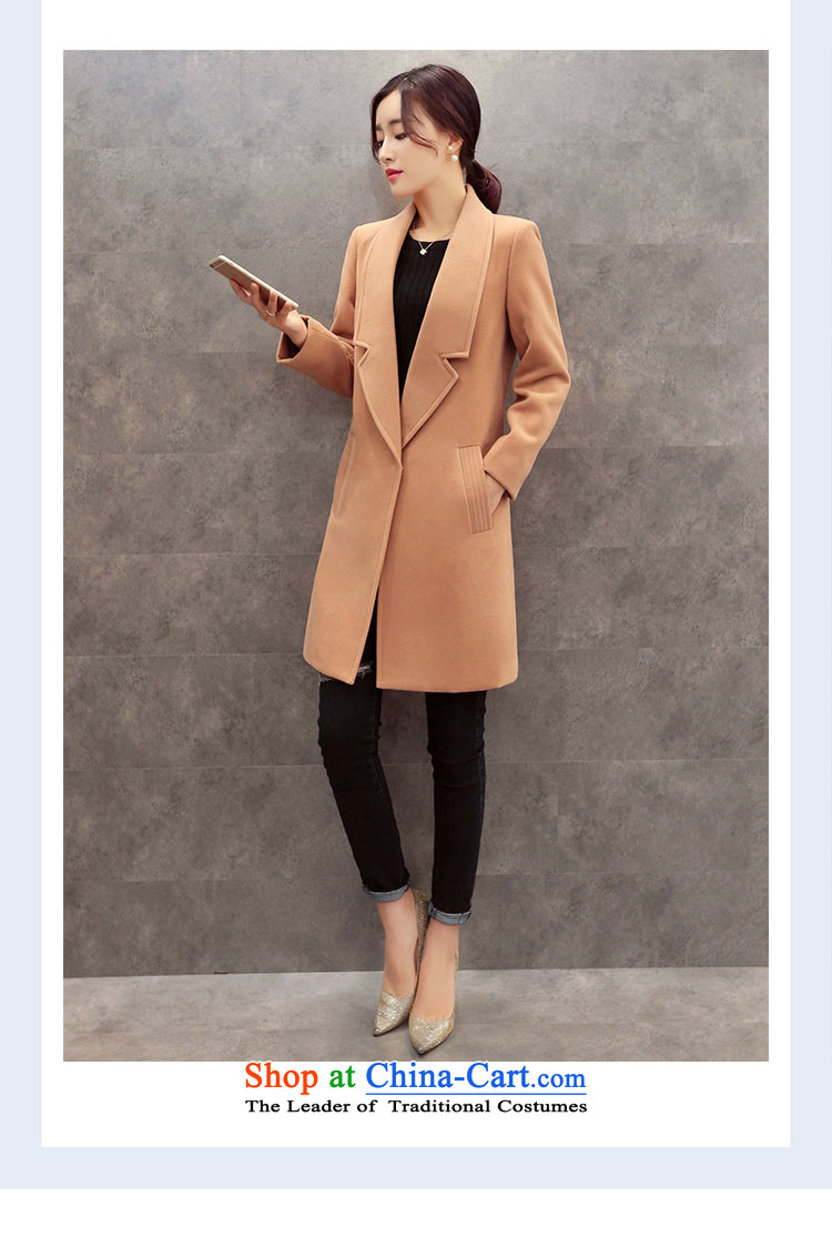 Once again we get gross jacket female new 2015 winter long temperament a wool coat the cotton-thick red L picture, prices, brand platters! The elections are supplied in the national character of distribution, so action, buy now enjoy more preferential! As soon as possible.