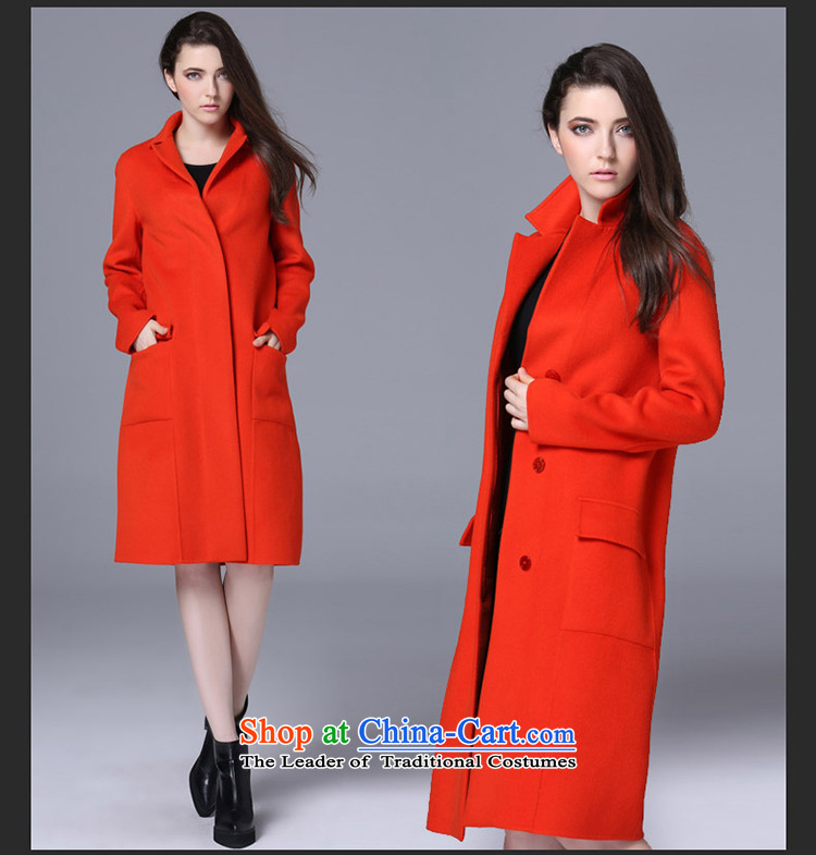Install the latest autumn and winter jaykayhanlon2015) Western big long cashmere cloak? female suits gross solid color woolen coat jacket orange L picture, prices, brand platters! The elections are supplied in the national character of distribution, so action, buy now enjoy more preferential! As soon as possible.