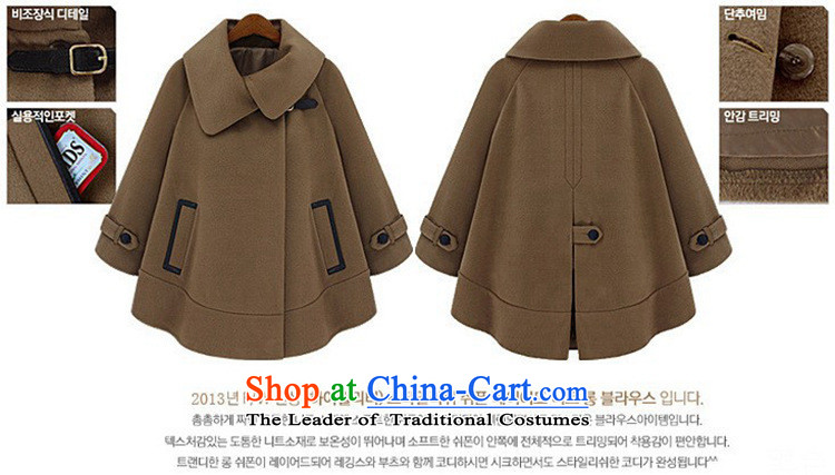 2015 Autumn for women autumn and winter new Western Wind cashmere overcoat bat sleeves pullover thick MM cloak large coats girl? And color jacket gross S picture, prices, brand platters! The elections are supplied in the national character of distribution, so action, buy now enjoy more preferential! As soon as possible.