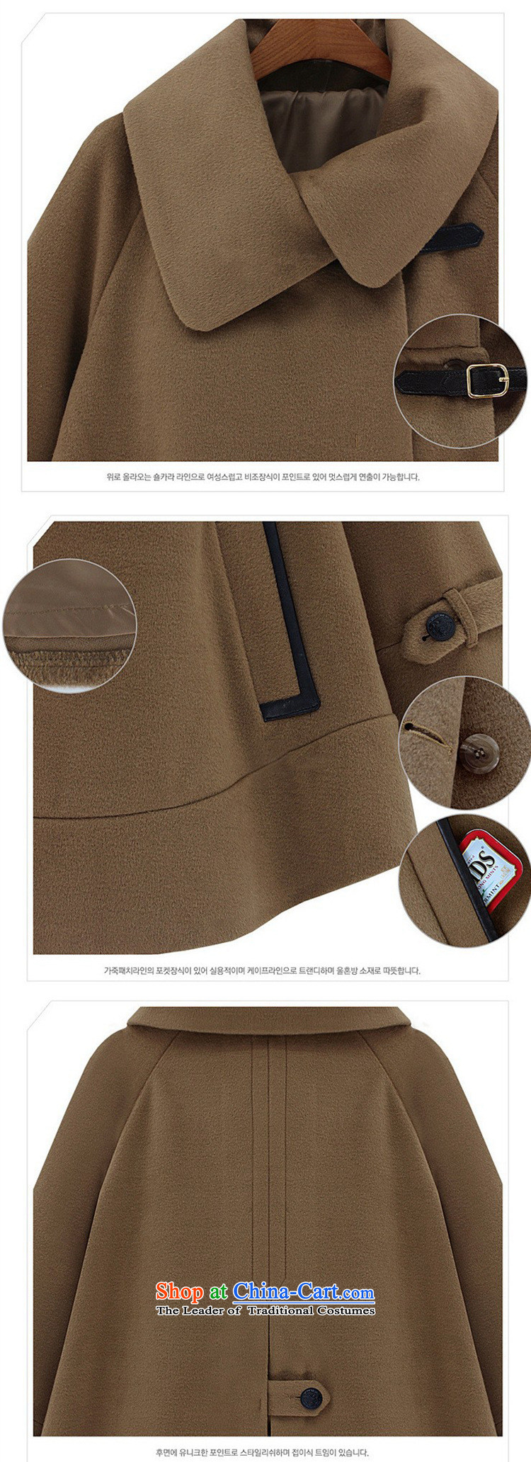 2015 Autumn for women autumn and winter new Western Wind cashmere overcoat bat sleeves pullover thick MM cloak large coats girl? And color jacket gross S picture, prices, brand platters! The elections are supplied in the national character of distribution, so action, buy now enjoy more preferential! As soon as possible.