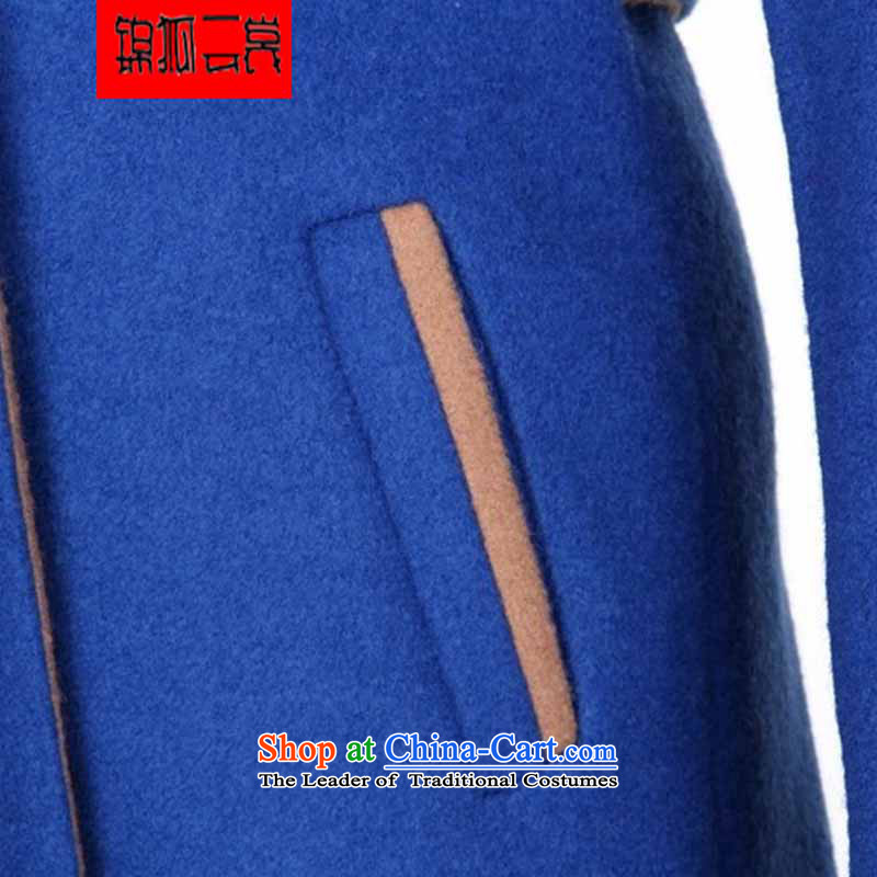 Kam Fox Ella fall inside the new 2015 female coats women's gross coats female Korean?   Graphics in the medium to long term, thin hair? jacket women NZ8 royal blue , L Kam Fox Ella shopping on the Internet has been pressed.