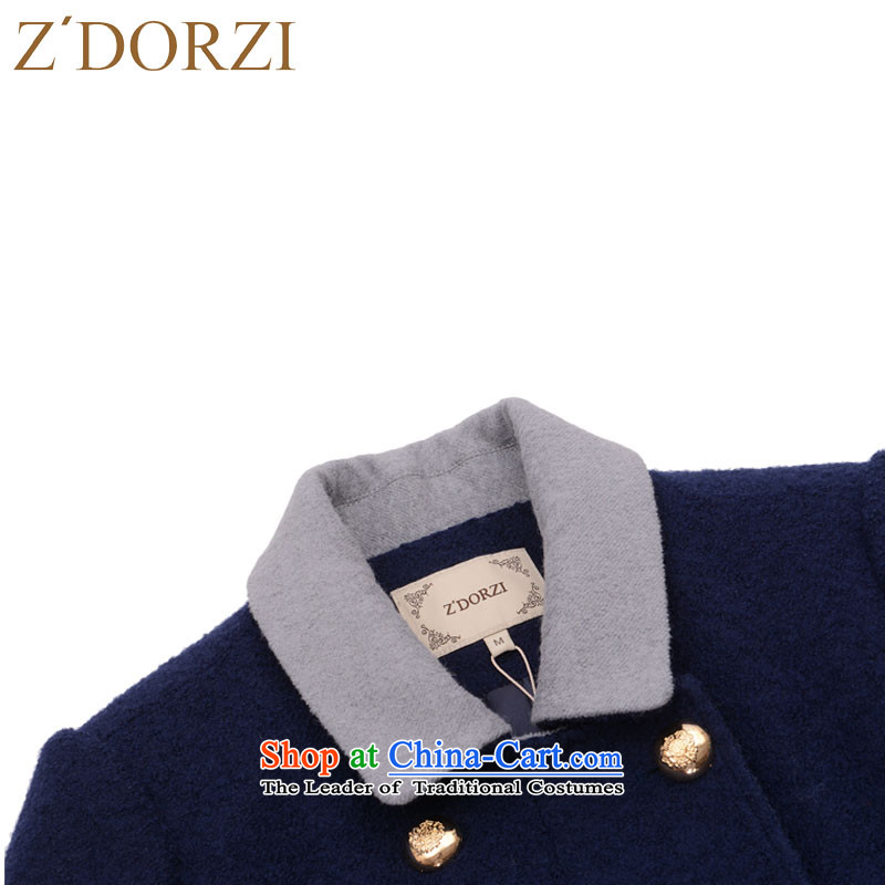Zdorzi colorful Cheuk-yan winter small plane collision colors 928E035 sapphire blue jacket? M, colorful (Z'DORZI Cheuk-yan) , , , shopping on the Internet