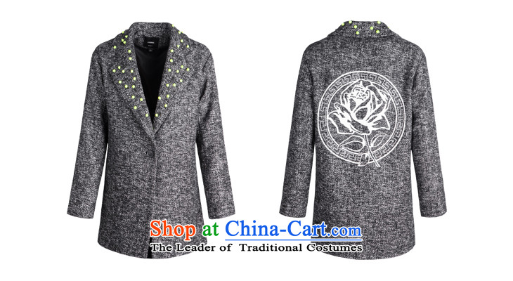 (Non-dual 12 7- Pearl Western punk wind fluorescent rivets high levels fall and winter coats? female gray woolen L code /165/88A picture, prices, brand platters! The elections are supplied in the national character of distribution, so action, buy now enjoy more preferential! As soon as possible.
