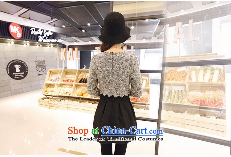 The fertilizer greatly code women 2015 mm thick with Korean autumn new graphics thin stitching long-sleeved shirt? skirts gross figure XXXXL color pictures, prices, brand platters! The elections are supplied in the national character of distribution, so action, buy now enjoy more preferential! As soon as possible.