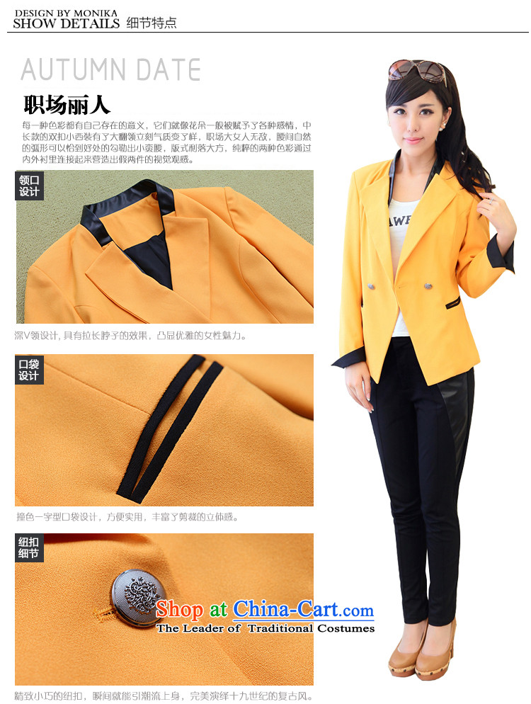 American Samoa Nika xl women 2014 Autumn load new mm thick skin beauty spell suit graphics skinny jacket female orange XXL picture, prices, brand platters! The elections are supplied in the national character of distribution, so action, buy now enjoy more preferential! As soon as possible.