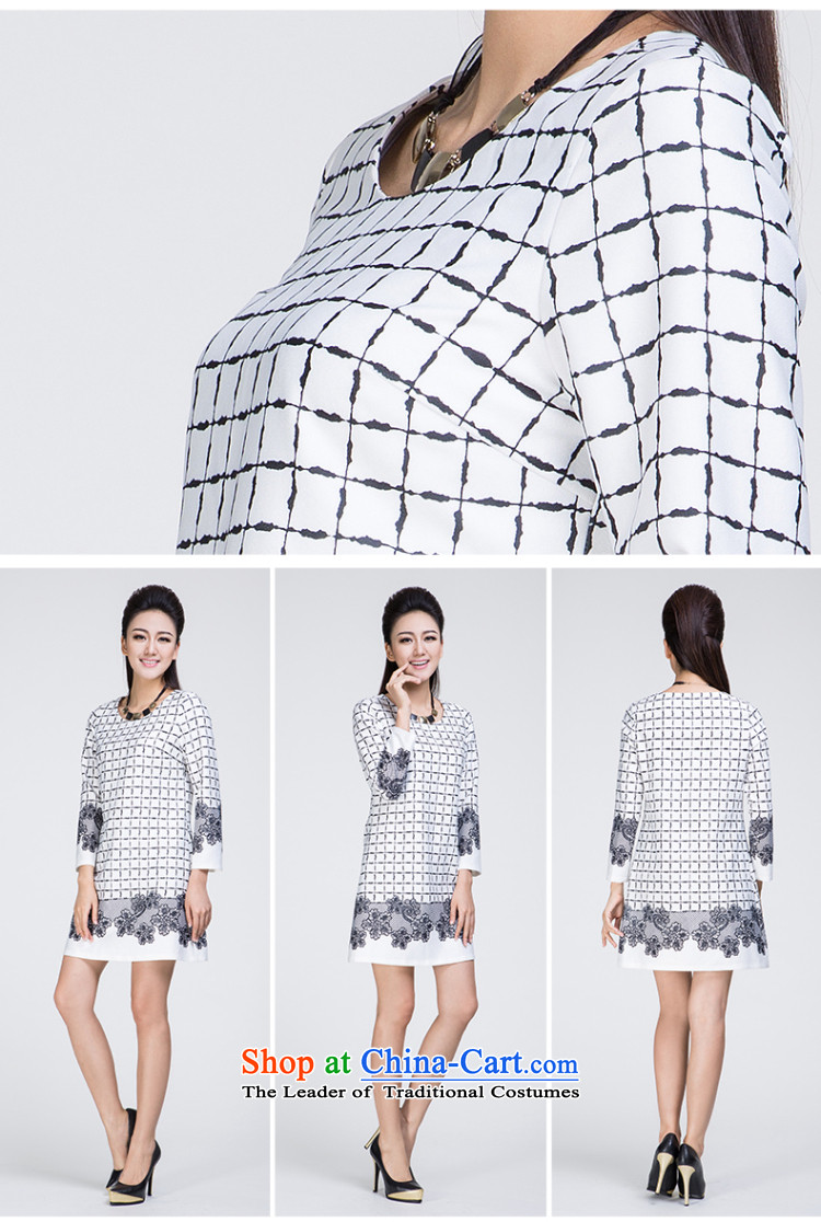 The former Yugoslavia Migdal Code women 2015 Autumn replacing the new mm thick stylish plaid collage relaxd dress 43376 long-sleeved black and white picture, prices of M, brand platters! The elections are supplied in the national character of distribution, so action, buy now enjoy more preferential! As soon as possible.