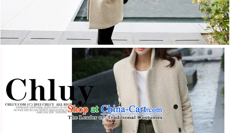 【 C.O.D. 】 To check the 2015 autumn and winter new simple and stylish coat in long hair? For Women Korean female jacket coat wool? YF002 m White L picture, prices, brand platters! The elections are supplied in the national character of distribution, so action, buy now enjoy more preferential! As soon as possible.