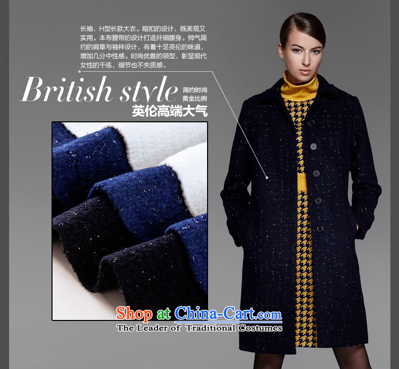 Mr NGAN domain 2015 autumn and winter coats)? new female helpmate of atmospheric single row is long coats 04W4644  XL/42 black picture, prices, brand platters! The elections are supplied in the national character of distribution, so action, buy now enjoy more preferential! As soon as possible.