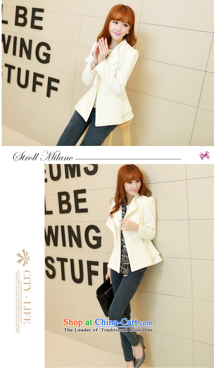 Yu ink dust autumn 2015 a new overnight for women Korean short, reverse collar is a zip cardigan coats jacket female U692 gross? blue S picture, prices, brand platters! The elections are supplied in the national character of distribution, so action, buy now enjoy more preferential! As soon as possible.