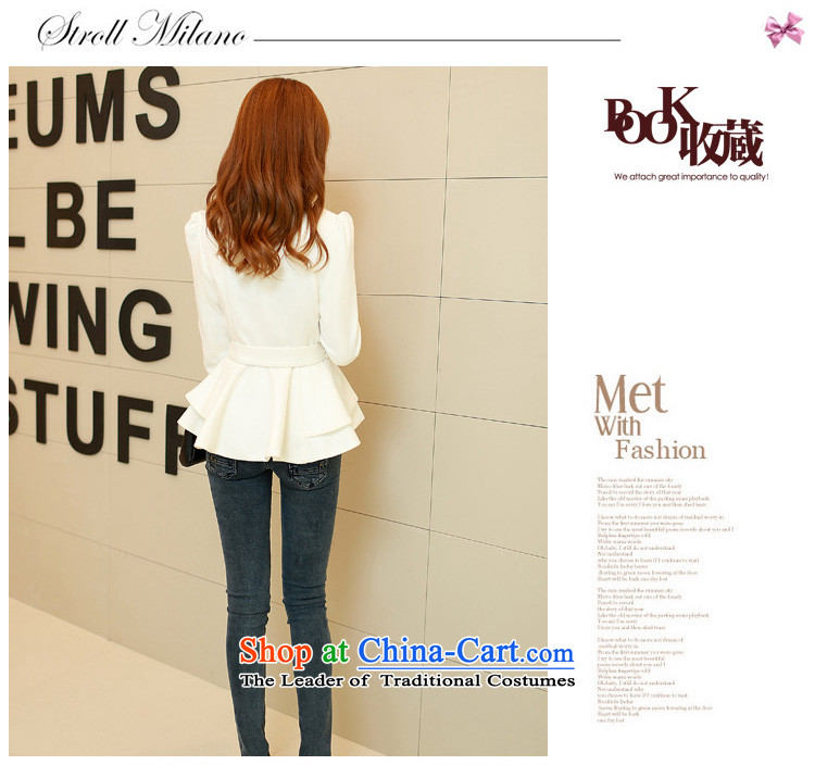 Yu ink dust autumn 2015 a new overnight for women Korean short, reverse collar is a zip cardigan coats jacket female U692 gross? blue S picture, prices, brand platters! The elections are supplied in the national character of distribution, so action, buy now enjoy more preferential! As soon as possible.