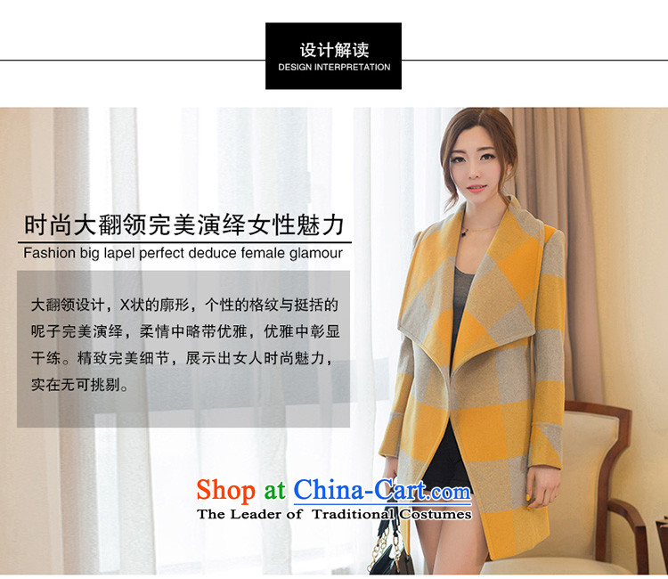 The 2014 autumn and winter lamodin new Korean female gross? Jacket Sau San large lapel latticed wool coat of red S-160? Picture, prices, brand platters! The elections are supplied in the national character of distribution, so action, buy now enjoy more preferential! As soon as possible.