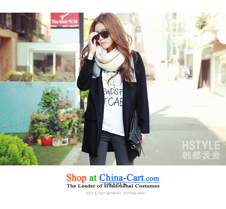 Korea has the Korean version of the Dag Hammarskjöld yi 2015 winter clothing new women's solid color with a straight hair long-sleeved jacket PC3247? Tsat Black M picture, prices, brand platters! The elections are supplied in the national character of distribution, so action, buy now enjoy more preferential! As soon as possible.