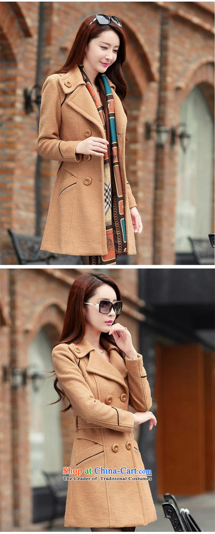 Ms Audrey EU HIV better 2015 autumn and winter new Korean jacket in Sau San long hair? coats and color 8004 female XXL picture, prices, brand platters! The elections are supplied in the national character of distribution, so action, buy now enjoy more preferential! As soon as possible.