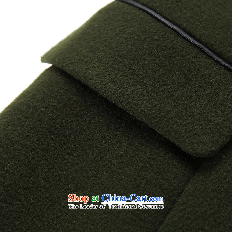 Chaplain who winter clothing new stylish PU leather stitching Sau San Wild Hair? overcoat 1343C120208 Army Green 155/S, chaplain who has been pressed shopping on the Internet
