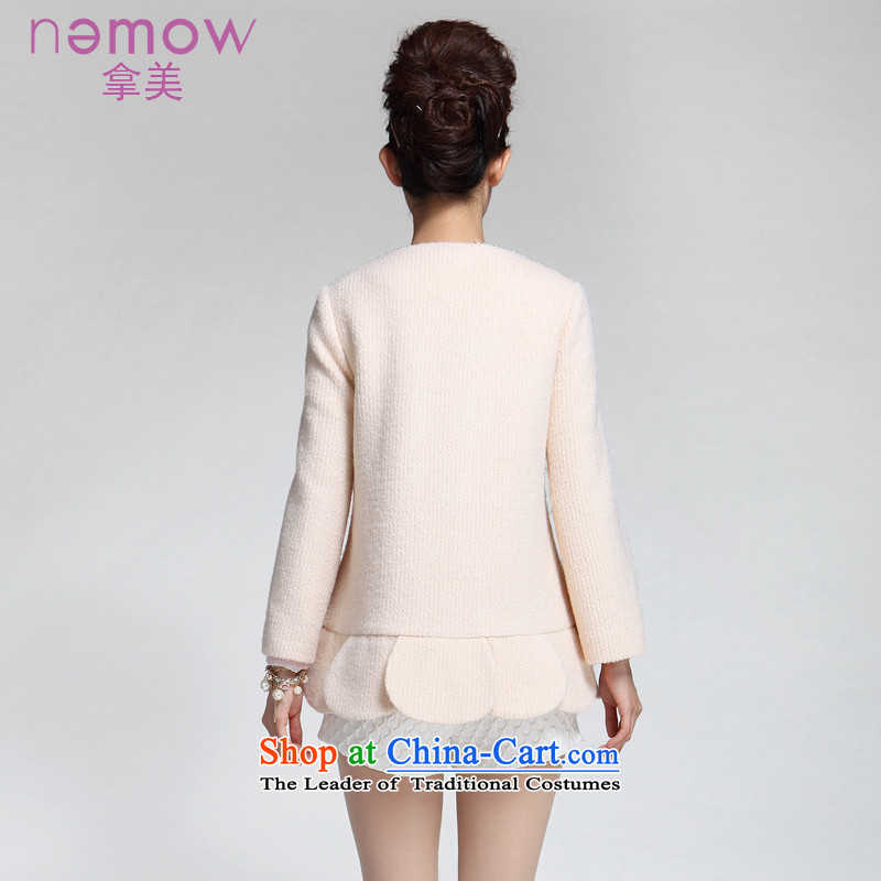 Take the us dream of the 2014 autumn and winter South New petals under the streaks stitching gross overcoats EA4G156? Light yellow 05 M, South Meng (nemow) , , , shopping on the Internet