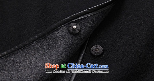 Chaplain who female elegant wild round-neck collar machine embroidery decorated cloak long coat  155/S 644112199 black picture, prices, brand platters! The elections are supplied in the national character of distribution, so action, buy now enjoy more preferential! As soon as possible.