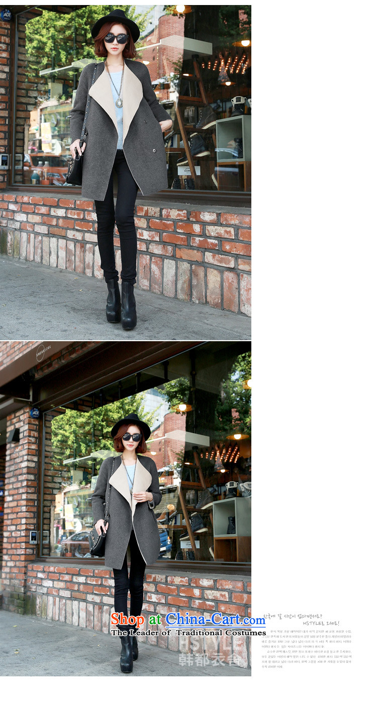 Korea has the Korean version of the Dag Hammarskjöld yi 2015 autumn and winter new women's liberal pure color long-sleeved jacket JT4032 gross? Restaurant Gray Photo, prices, S brand platters! The elections are supplied in the national character of distribution, so action, buy now enjoy more preferential! As soon as possible.