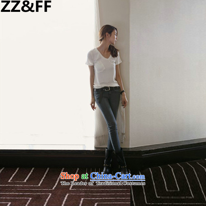 Install the latest Autumn 2015 Zz&ff Korean version of large numbers of female thick MM to 200 catties trousers, forming the intensity of jeans pants female 38,ZZ&FF,,, shopping on the Internet