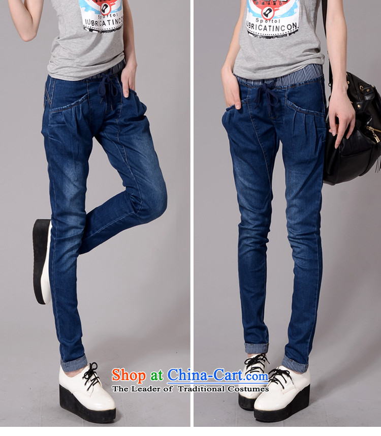 Install the latest Autumn 2015 Zz&ff of autumn and winter large female thick MM stitching Harlan jeans female to increase the burden of Pants color photo of 200 XXL picture, prices, brand platters! The elections are supplied in the national character of distribution, so action, buy now enjoy more preferential! As soon as possible.