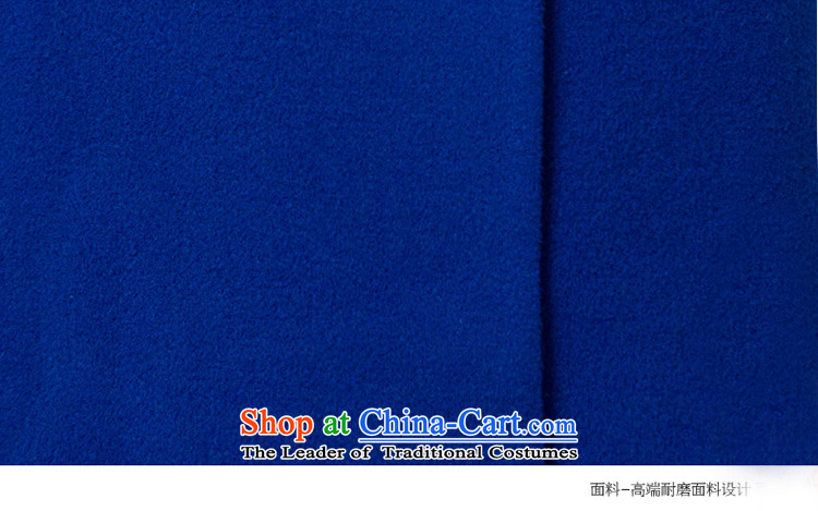 Rate of the 2014 autumn and winter new Korean cashmere overcoat to xl thick MM long suit in a coat female wool 88107 blue L picture, prices, brand platters! The elections are supplied in the national character of distribution, so action, buy now enjoy more preferential! As soon as possible.