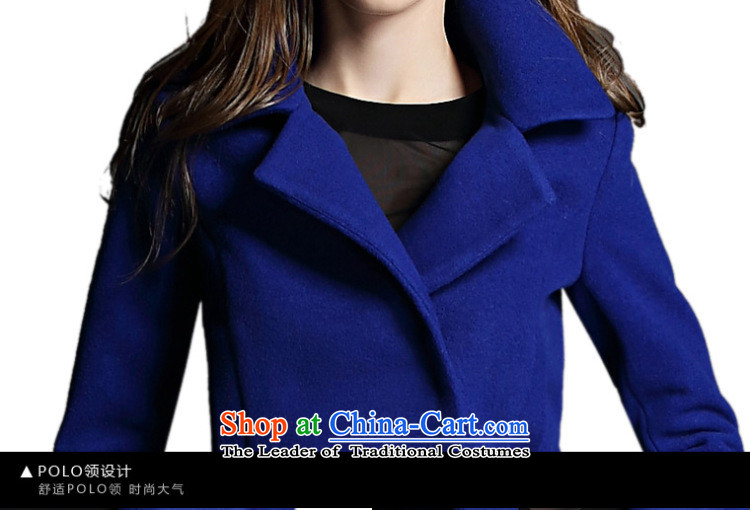 Zk Western women 2015 Fall/Winter Collections of new small wind short of incense? jacket coat of female hair? a wool coat blue S picture, prices, brand platters! The elections are supplied in the national character of distribution, so action, buy now enjoy more preferential! As soon as possible.