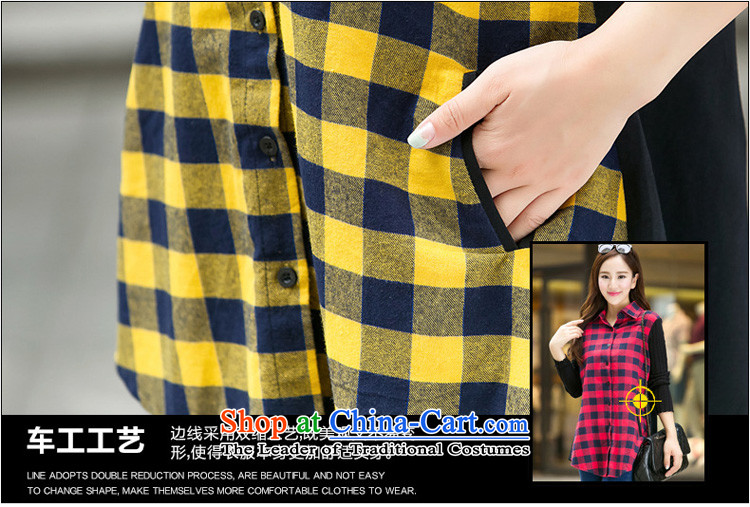 Sophie sponsors to intensify the thick MM Korean Code women 2015 autumn and winter for women new graphics thin grid 5XL shirts 3739th Red 4XL Photo, prices, brand platters! The elections are supplied in the national character of distribution, so action, buy now enjoy more preferential! As soon as possible.