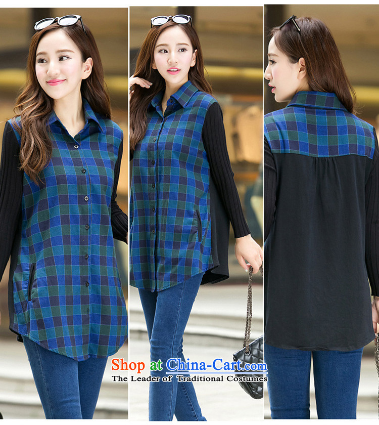 Sophie sponsors to intensify the thick MM Korean Code women 2015 autumn and winter for women new graphics thin grid 5XL shirts 3739th Red 4XL Photo, prices, brand platters! The elections are supplied in the national character of distribution, so action, buy now enjoy more preferential! As soon as possible.