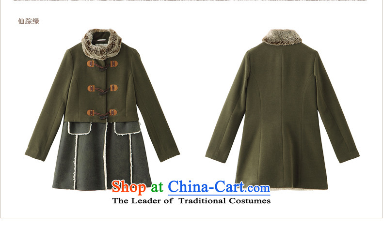 Athena Chu Cayman 2014 winter clothing new arts skin stitched wool collar in long jacket (8443200723)?- Warm Orange S picture, prices, brand platters! The elections are supplied in the national character of distribution, so action, buy now enjoy more preferential! As soon as possible.