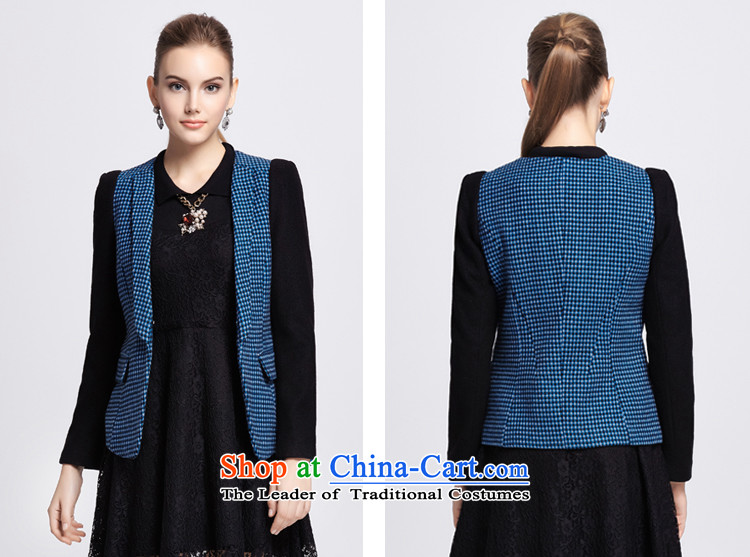 Chaplain who winter clothing new women's stylish stitching long-sleeved jacket coat 1341S120039 gross?  175/XXL Blue Photo, prices, brand platters! The elections are supplied in the national character of distribution, so action, buy now enjoy more preferential! As soon as possible.