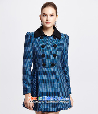 Chaplain who winter new women's Plaid double-bubble cuff 1341S122045 blue coat gross? 170/XL picture, prices, brand platters! The elections are supplied in the national character of distribution, so action, buy now enjoy more preferential! As soon as possible.