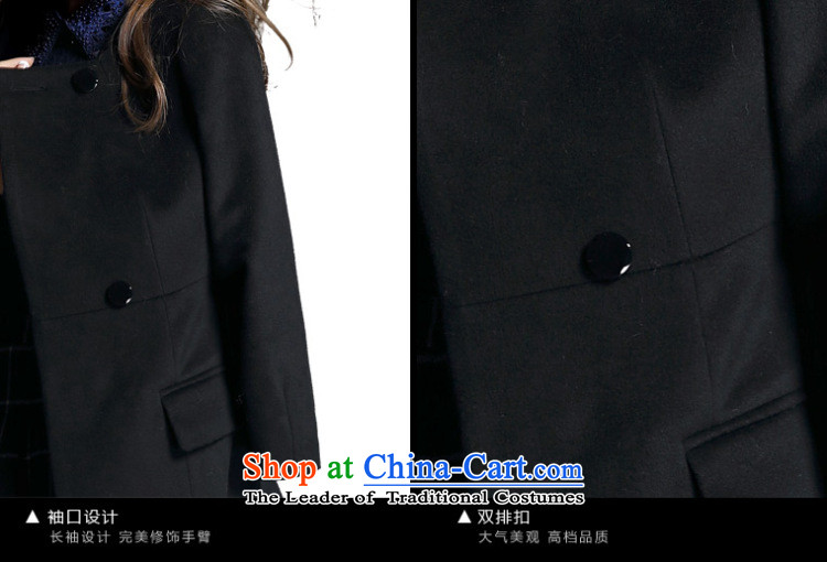 Zk Western women 2015 Fall/Winter Collections of new small-wind a wool coat in the wool long a wool coat gross? female black S picture jacket, prices, brand platters! The elections are supplied in the national character of distribution, so action, buy now enjoy more preferential! As soon as possible.