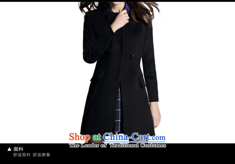 Zk Western women 2015 Fall/Winter Collections of new small-wind a wool coat in the wool long a wool coat gross? female black S picture jacket, prices, brand platters! The elections are supplied in the national character of distribution, so action, buy now enjoy more preferential! As soon as possible.