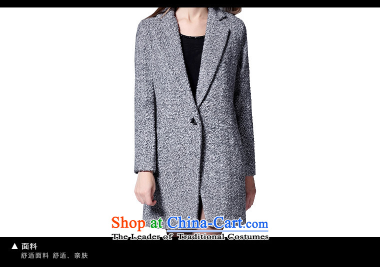 Zk Western women 2015 Fall/Winter Collections new coarse wool terylene minimalist gross? coats that long hair? a jacket coat Gray L picture, prices, brand platters! The elections are supplied in the national character of distribution, so action, buy now enjoy more preferential! As soon as possible.