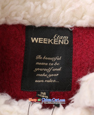 The weekend winter Lamb Wool Velvet large lapel a wool coat 14023417709 wine red 165/38/M picture, prices, brand platters! The elections are supplied in the national character of distribution, so action, buy now enjoy more preferential! As soon as possible.