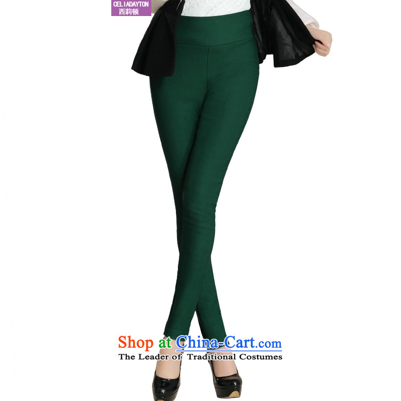 Szili Clinton larger women 2015 Fall/Winter Collections plus the new mm thick wool high elastic waist with thick trousers to wear trousers ere xlarge pencil trousers children black 5XL, Szili (celia dayton , , , shopping on the Internet