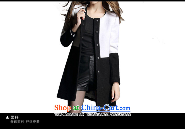 Zk Western women 2015 Fall/Winter Collections of new small-wind jacket girl in gross? long coats gross? a wool coat black and white picture, prices, S brand platters! The elections are supplied in the national character of distribution, so action, buy now enjoy more preferential! As soon as possible.