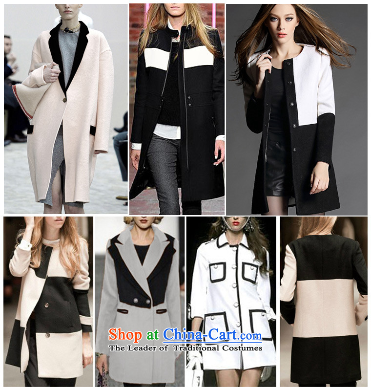 Zk Western women 2015 Fall/Winter Collections of new small-wind jacket girl in gross? long coats gross? a wool coat black and white picture, prices, S brand platters! The elections are supplied in the national character of distribution, so action, buy now enjoy more preferential! As soon as possible.