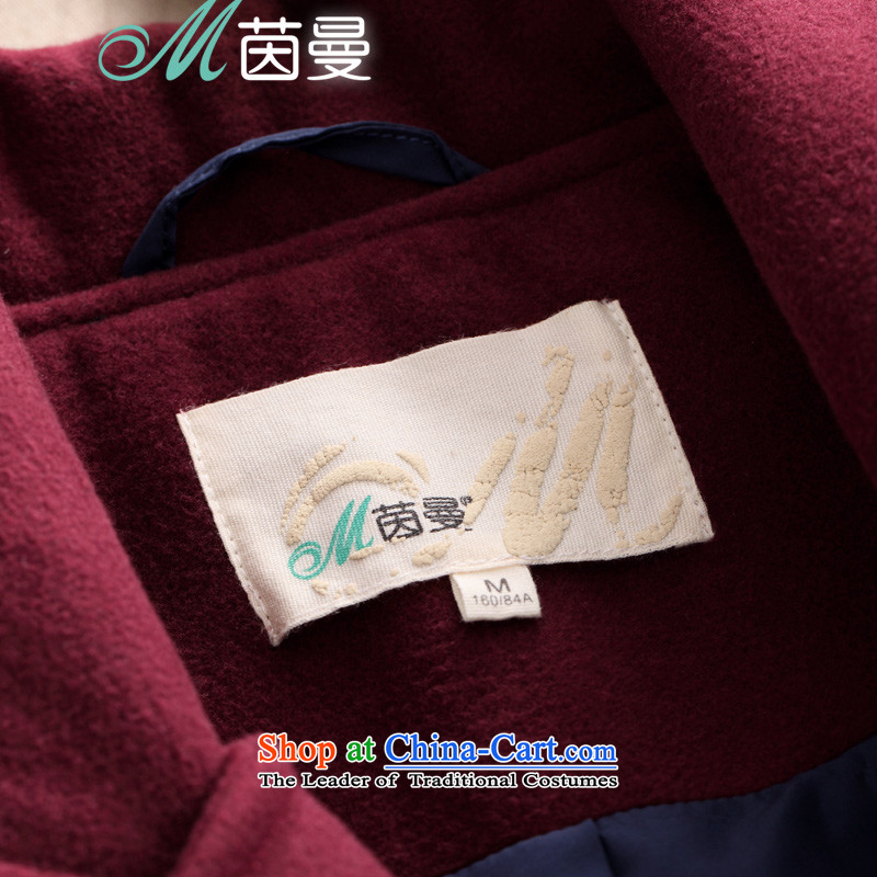 Athena Chu Cayman winter clothing new minimalist knocked color stitching belt thin, long graphics)? (8443200407- aristocrats jacket Gray L, Athena Chu (INMAN, DIRECTOR) , , , shopping on the Internet