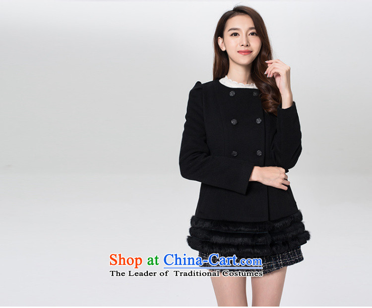 3 color for winter Classic double-uk, The wind upscale gross pure color? wild in long coat female black L/165/88a picture, prices, brand platters! The elections are supplied in the national character of distribution, so action, buy now enjoy more preferential! As soon as possible.