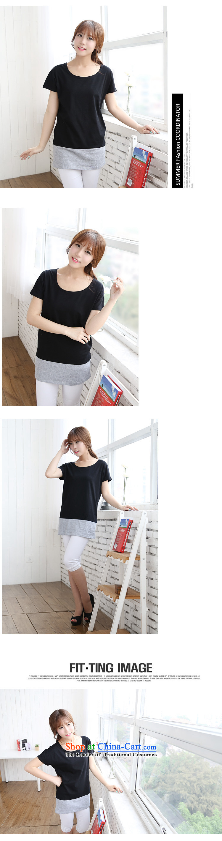For a limited time (Stock Code: Intensify female thick mm summer new 2014 Graphics thin, large short-sleeved T-shirt 6713 4XL Photo Black, prices, brand platters! The elections are supplied in the national character of distribution, so action, buy now enjoy more preferential! As soon as possible.