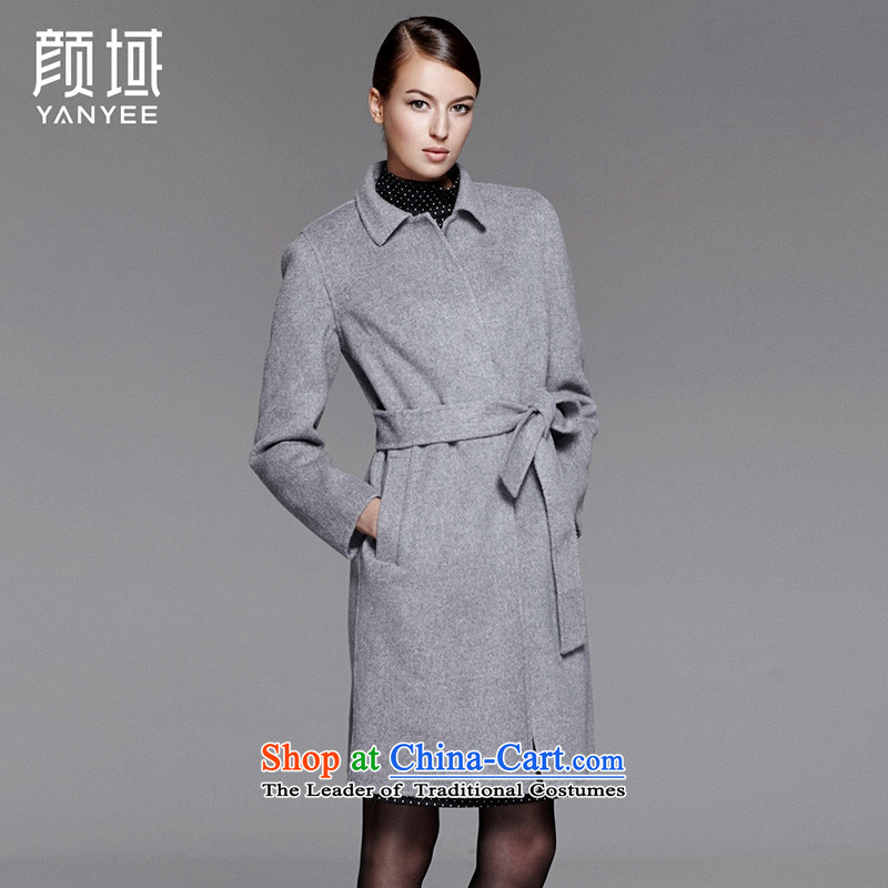 Mr NGAN domain 2015 autumn and winter large new women's temperament elegant wool coat in the medium to long term, we double-sided 04W4585 gross? Jacket Light Gray Ngan domain (YANYEE M/38,) , , , shopping on the Internet