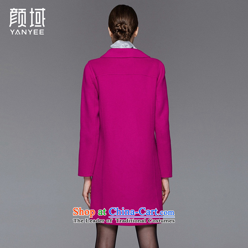 Mr NGAN domain 2015 autumn and winter new large decorated in the body of the girl long wool a wool coat duplex 04W4587 coat of gross? L/40, red (YANYEE Ngan Domain) , , , shopping on the Internet