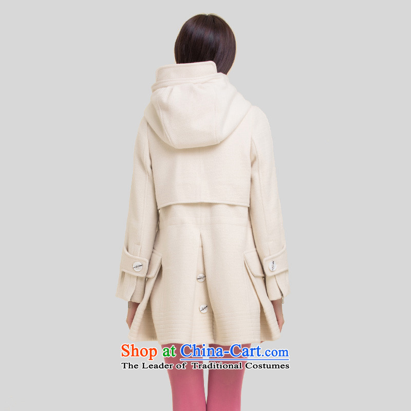 Three new multimedia 2015 Winter classic A typeface sweet leisure is a sleek and versatile so gross coats the white Xl/170/92a, girl three color , , , shopping on the Internet