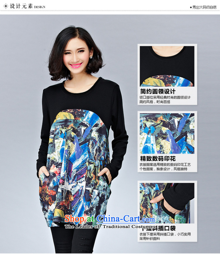 The Eternal Sau 2014 autumn and winter new large western digital printing with long-sleeved dresses worn alone, forming the black XL Photo, prices, brand platters! The elections are supplied in the national character of distribution, so action, buy now enjoy more preferential! As soon as possible.