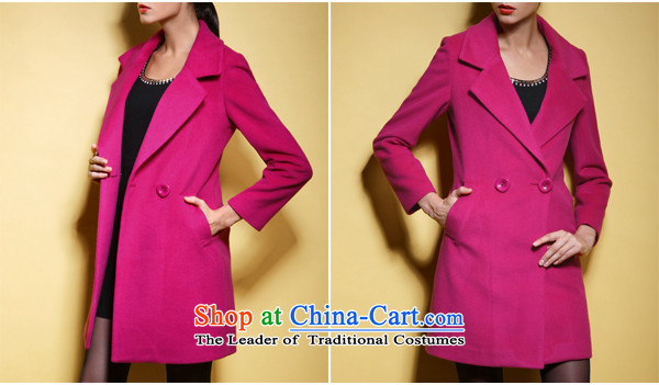 Pak Lali Europe Women 2015 Spring New Product woolen coat European and American high-end of the temperament wool coat female 61357? 3XL Blue Photo, prices, brand platters! The elections are supplied in the national character of distribution, so action, buy now enjoy more preferential! As soon as possible.