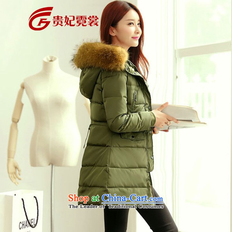Gwi Tysan 2015 mm thick winter of Korean women's extra-down women 220 catties extra large campaign for adoption, extra thick hair sub female jackets 001 Army Green 6XL recommendations, pp. 185-220 Queen sleeper sofa Tysan shopping on the Internet has been pressed.